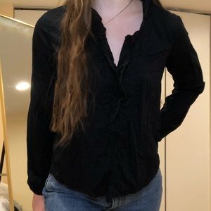 Navy Blue Blouse